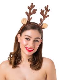 REINDEER GLITTER HEADBAND