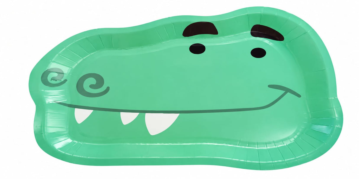 DINO FACE SHAPED PLATES