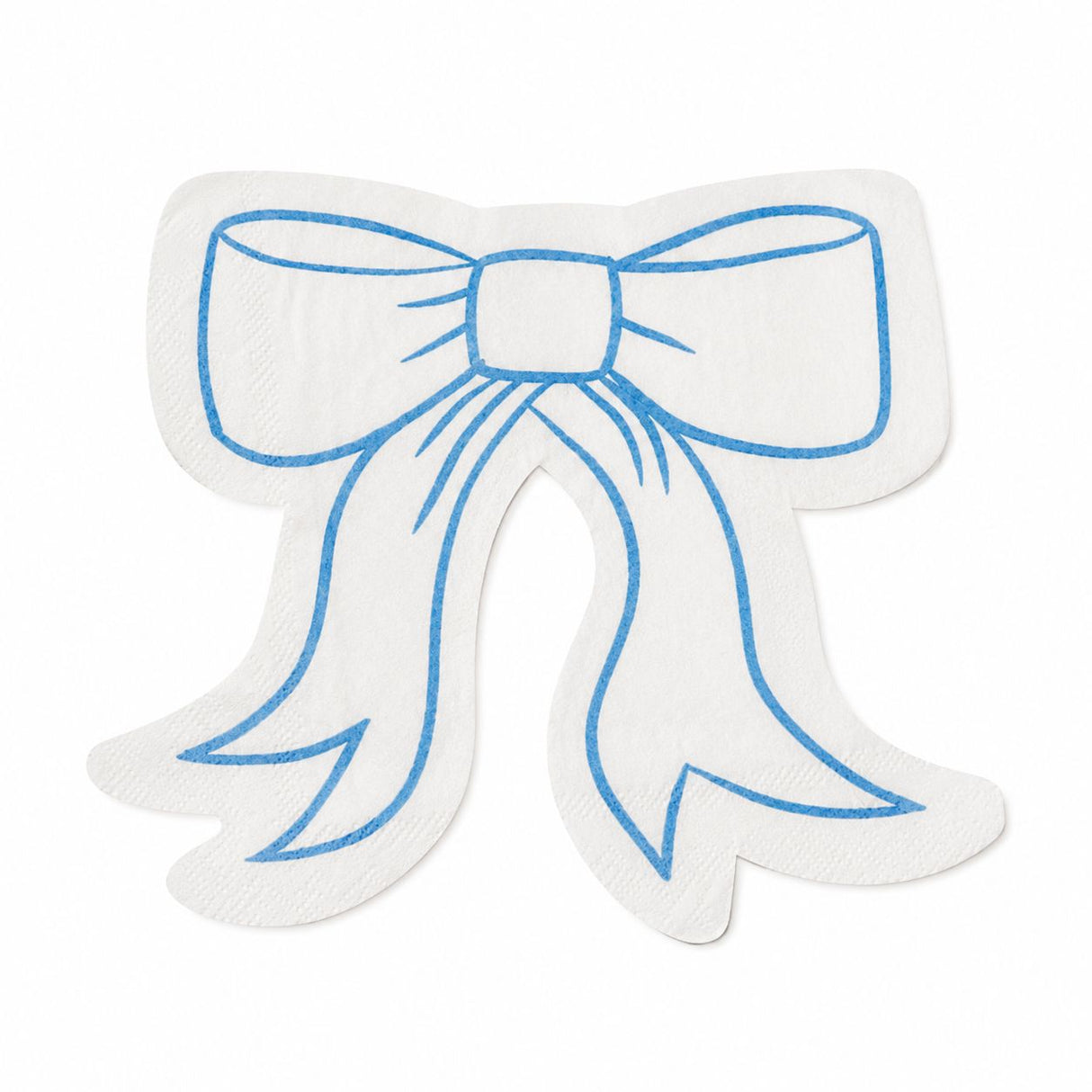 BABY BLUE BOWS NAPKINS