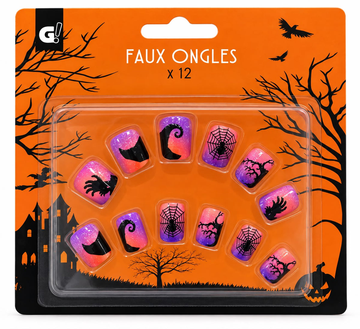 HALLOWEEN FAUX NAILS