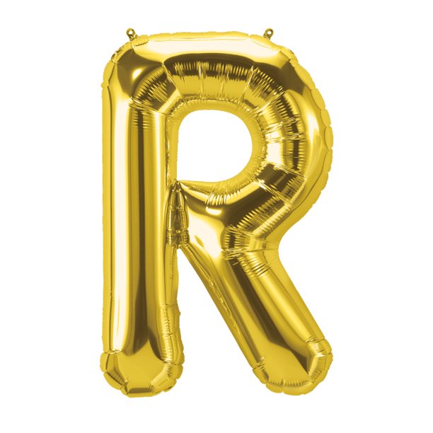 Mini Gold Foil Balloon - Letter