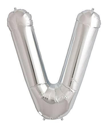 Mini Silver Foil Balloon - Letter