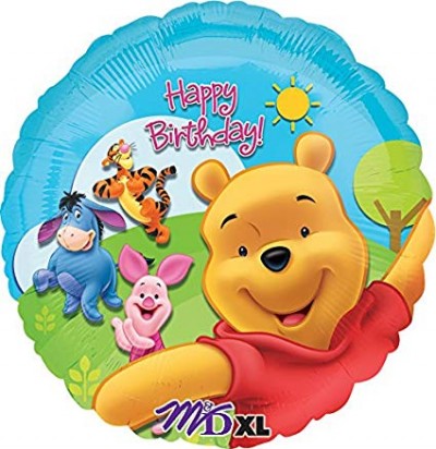 Winnie The Pooh Happy Birthday Foil Balloon