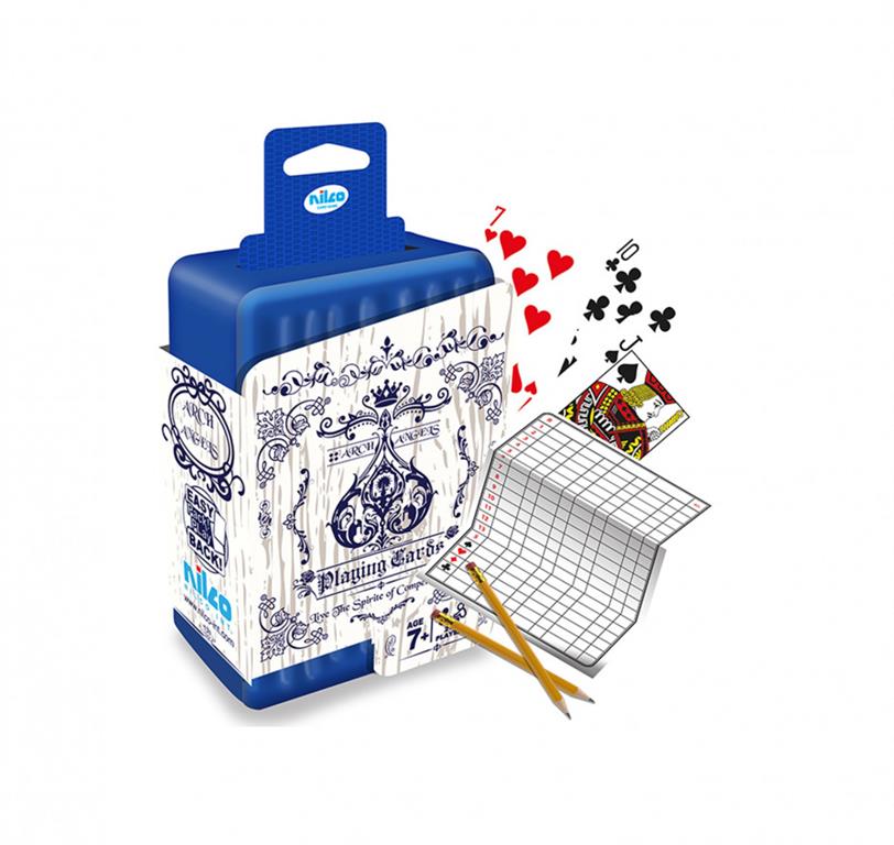 Plastic Box Golden Playing Cards