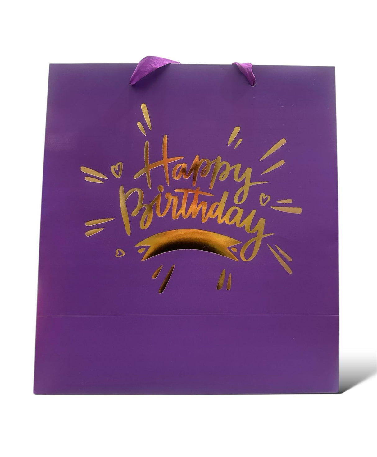 HAPPY BIRTHDAY PURPLE GIFT BAG