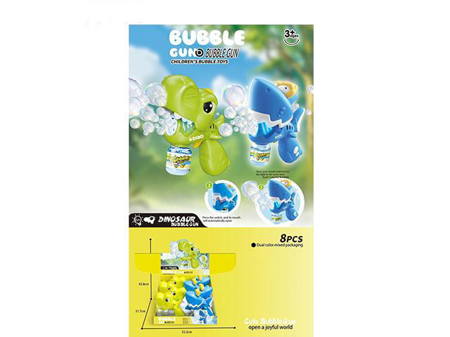 MINI SHARK/DINO BUBBLE GUN STAND