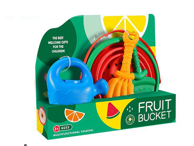 4PCS COLLAPSABLE FRUIT BEACH SET