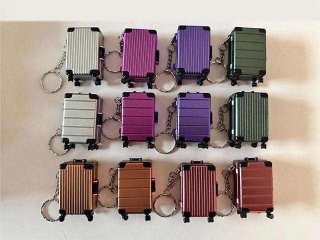 MINI TROLLEY SUITCASE KEYCHAIN