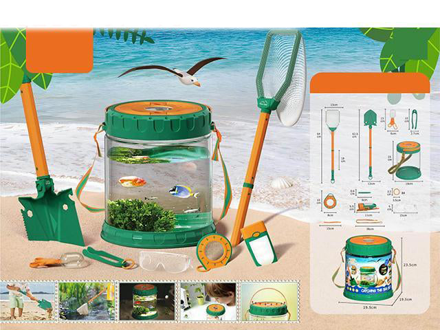 BEACH ADVENTURE GREEN PLAYSET