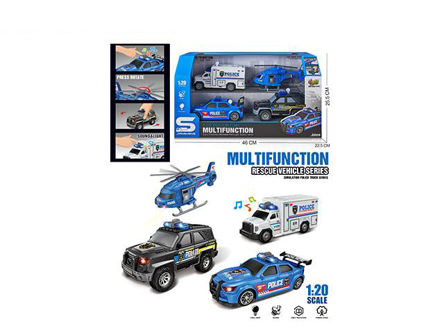 CITY POLICE CAR SET