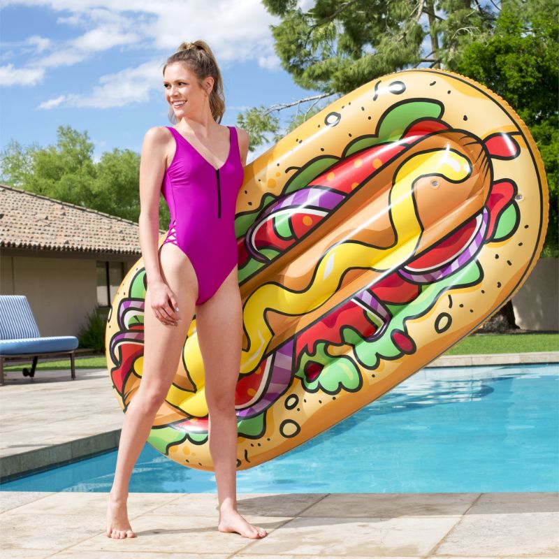 Hot Dog Shaped Lounger Sea Bed
