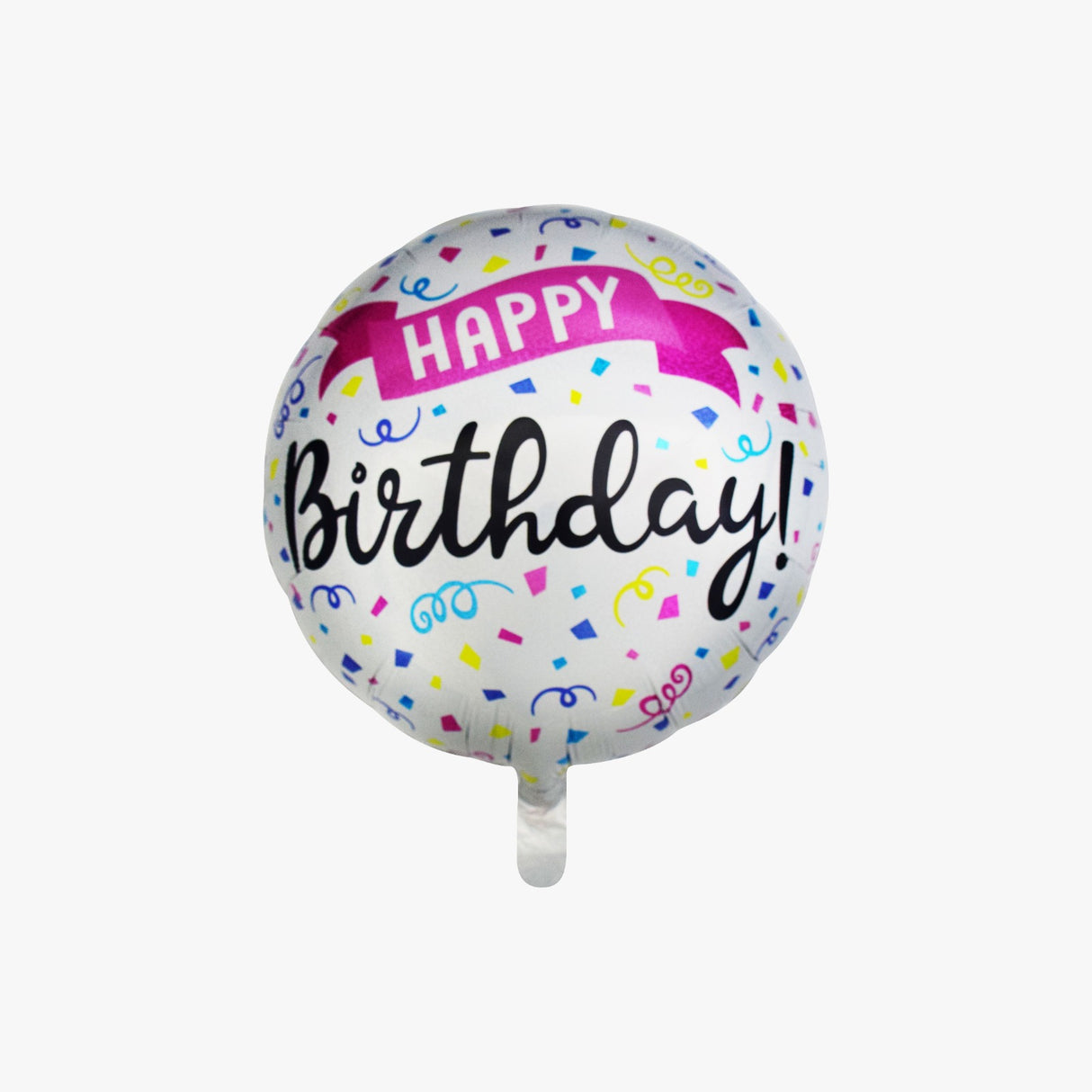 18 INCH HAPPY BIRTHDAY CONFETTI BALLOON