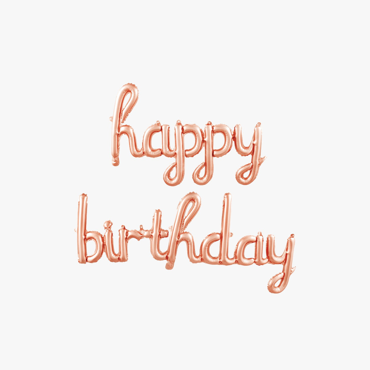 "Happy Birthday set Rosegold Color"