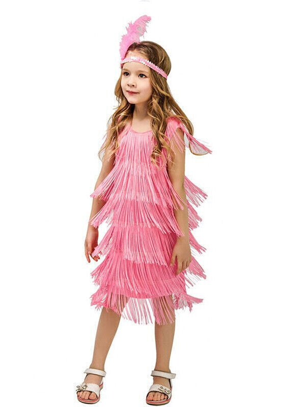 gatsby costume CSTM FLAPPER PINK GS