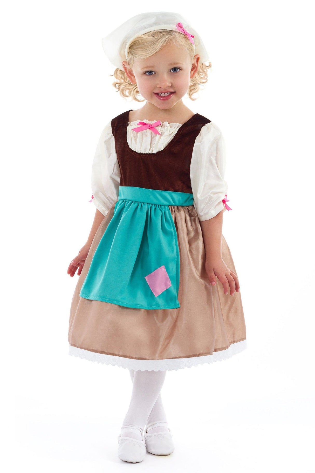 "CINDERRLLA DAY DRASS W/SCARF L" (5-7 yrs)