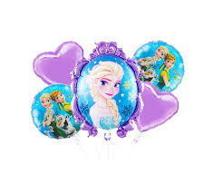 Frozen balloon bouquet