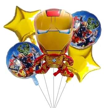 Iron man balloon bouquet