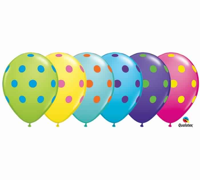 Big Polka Dots Colorful Balloon
