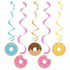 DONUTS TIME SWIRL DECORATIONS