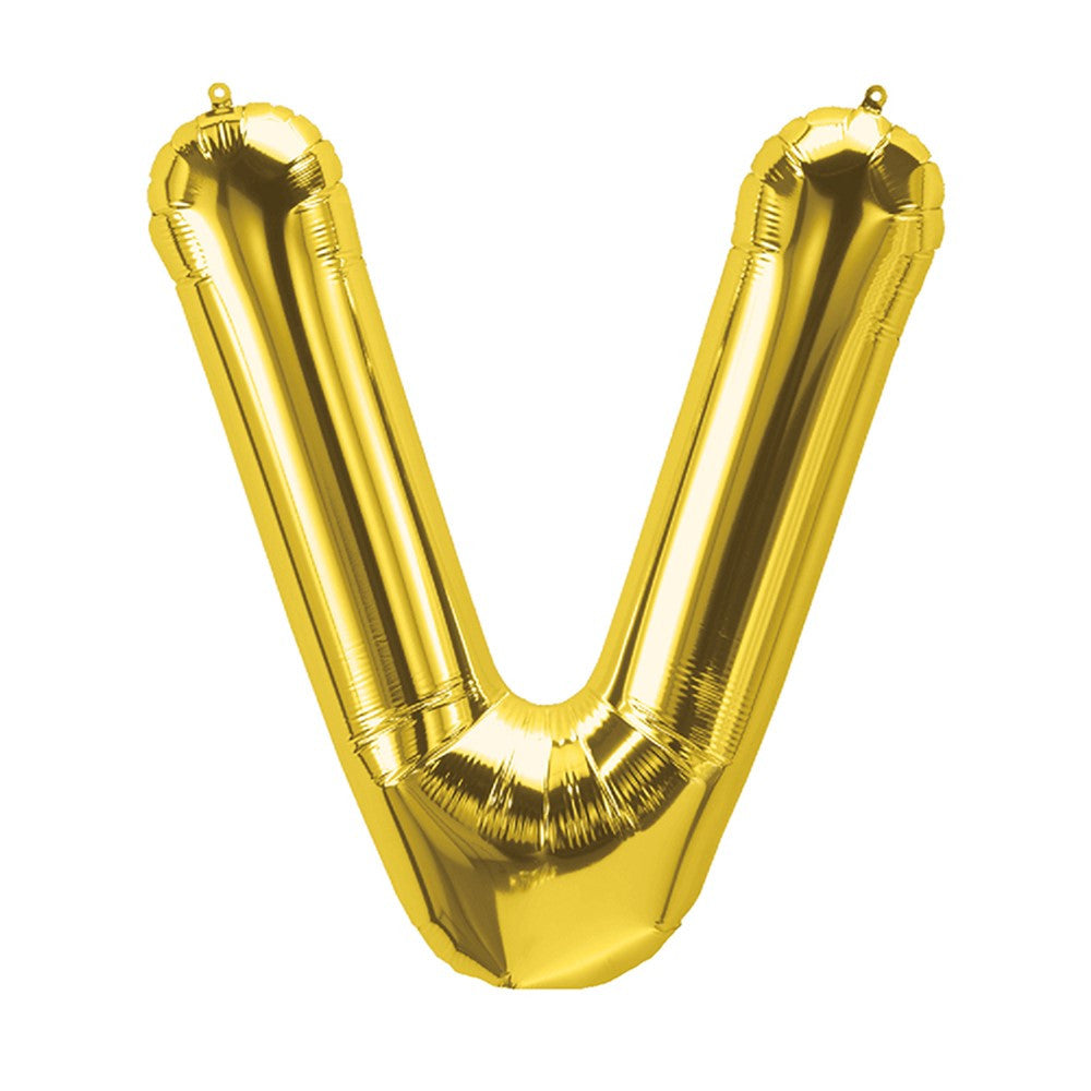 Mini Gold Foil Balloon - Letter