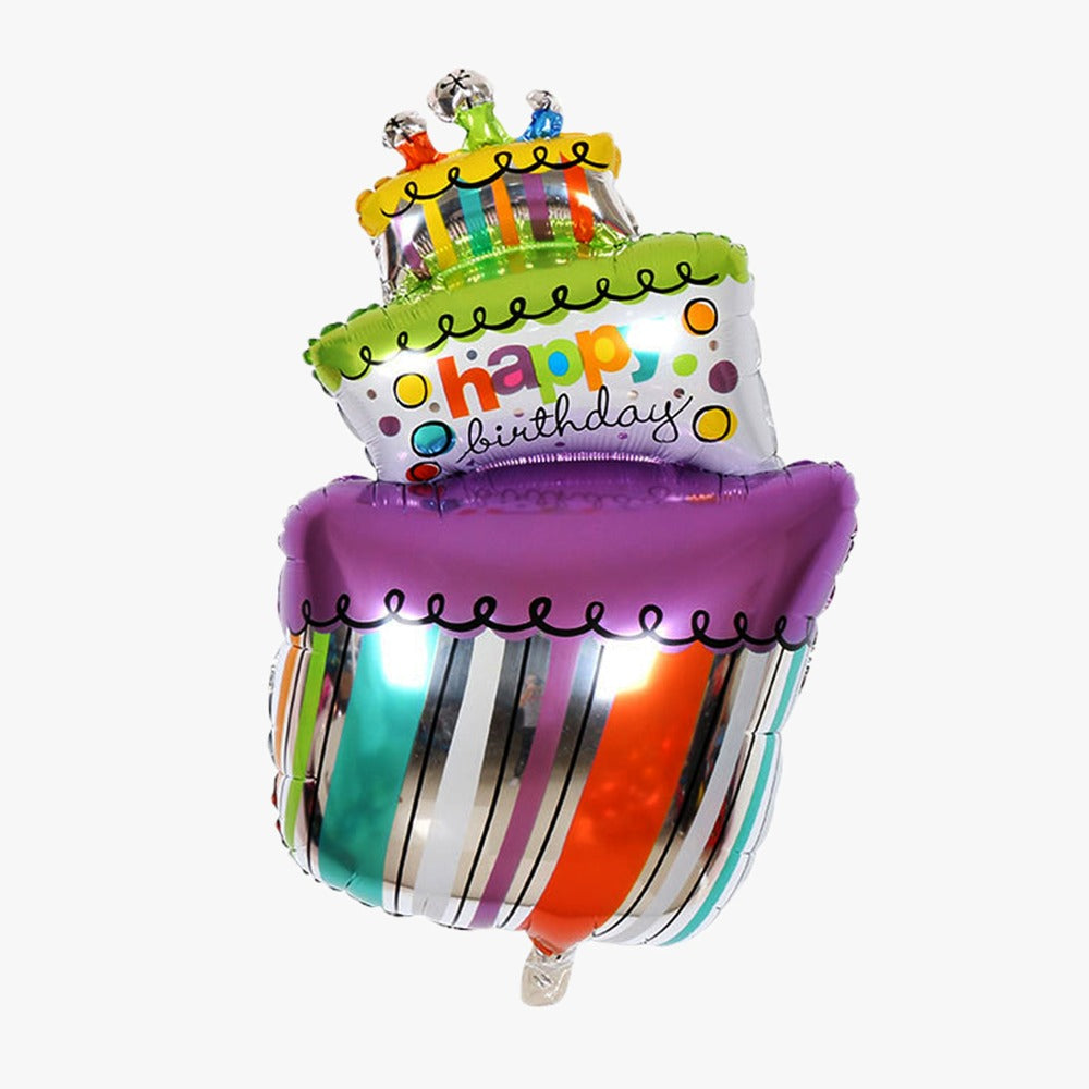 "HT153 HBD STRIPES AND DOTS Balloon"