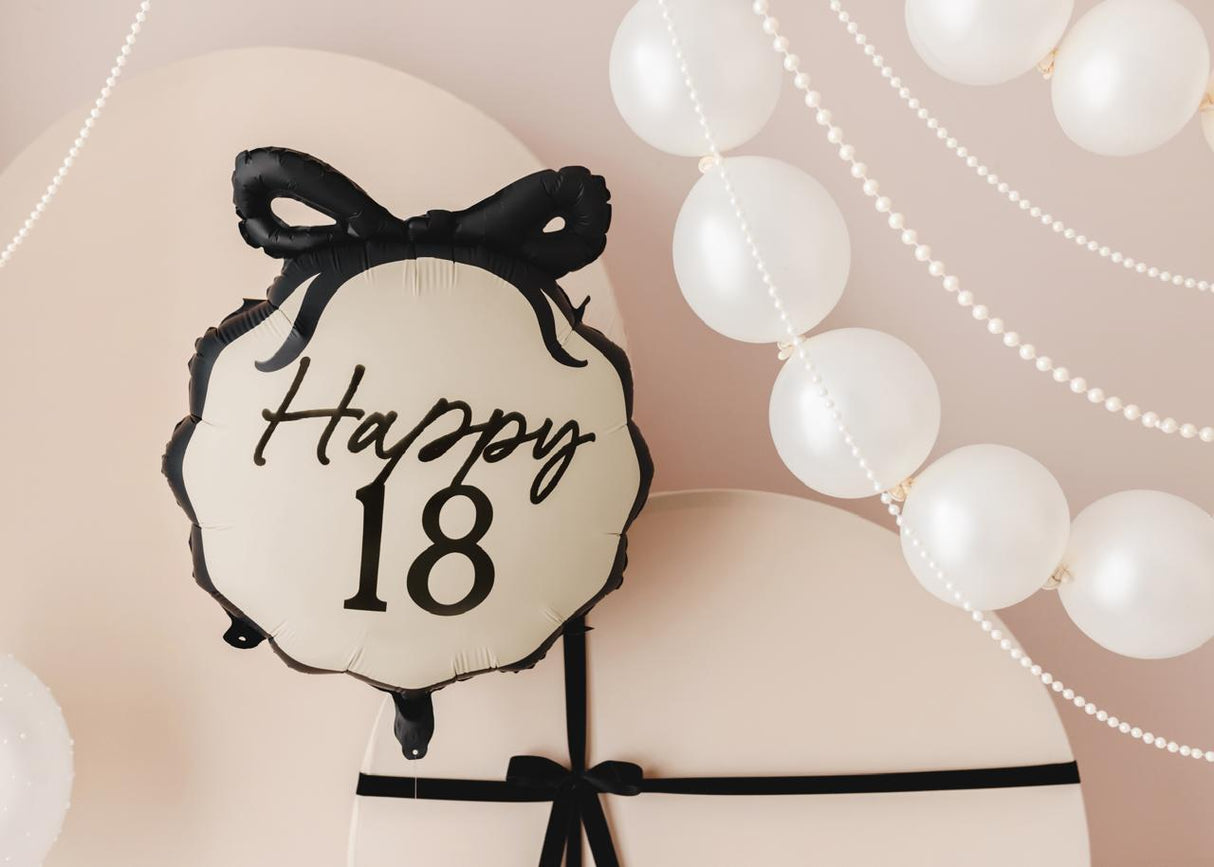 "HAPPY 18 FOIL BALLOONS "