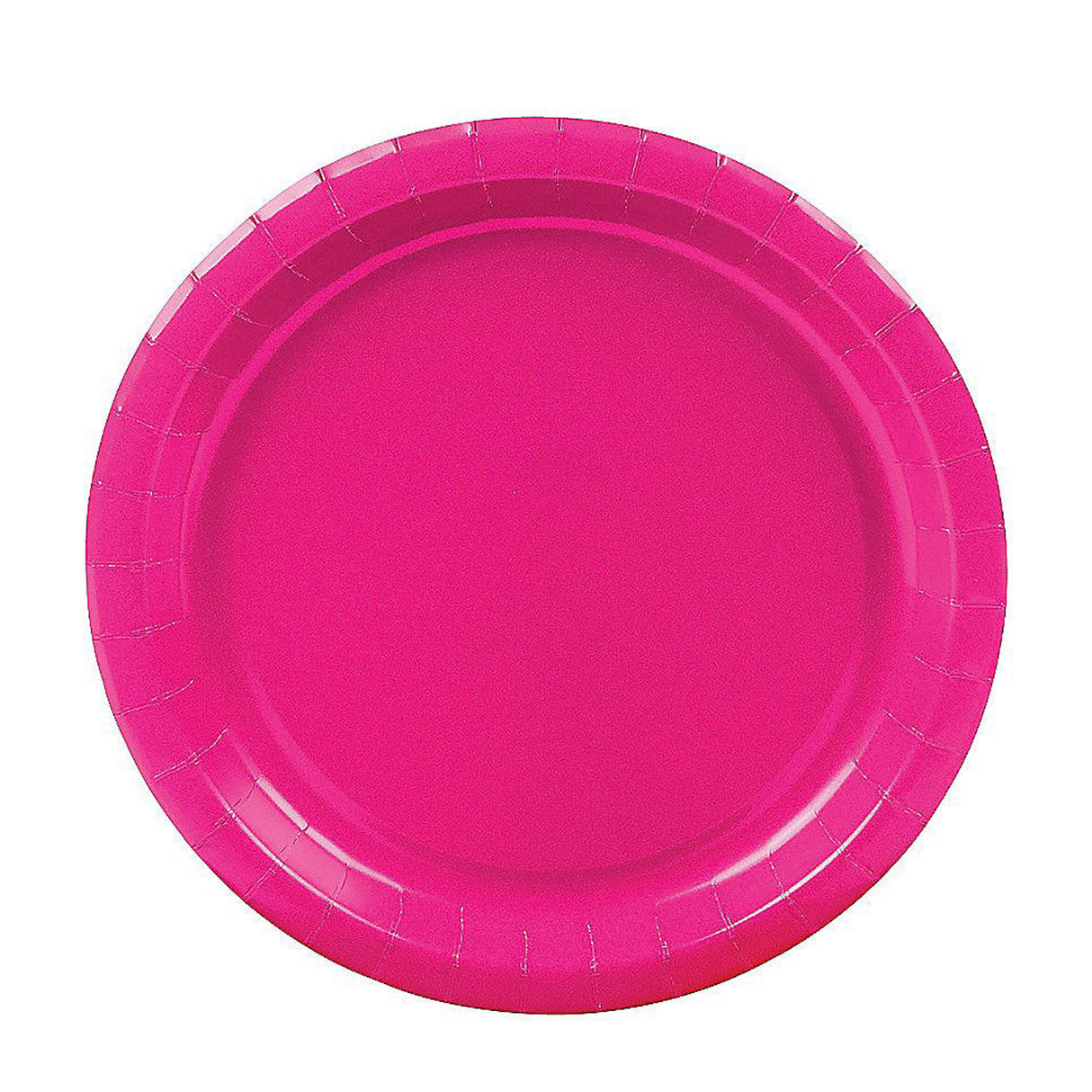 Hot Pink Disposable Party Plates