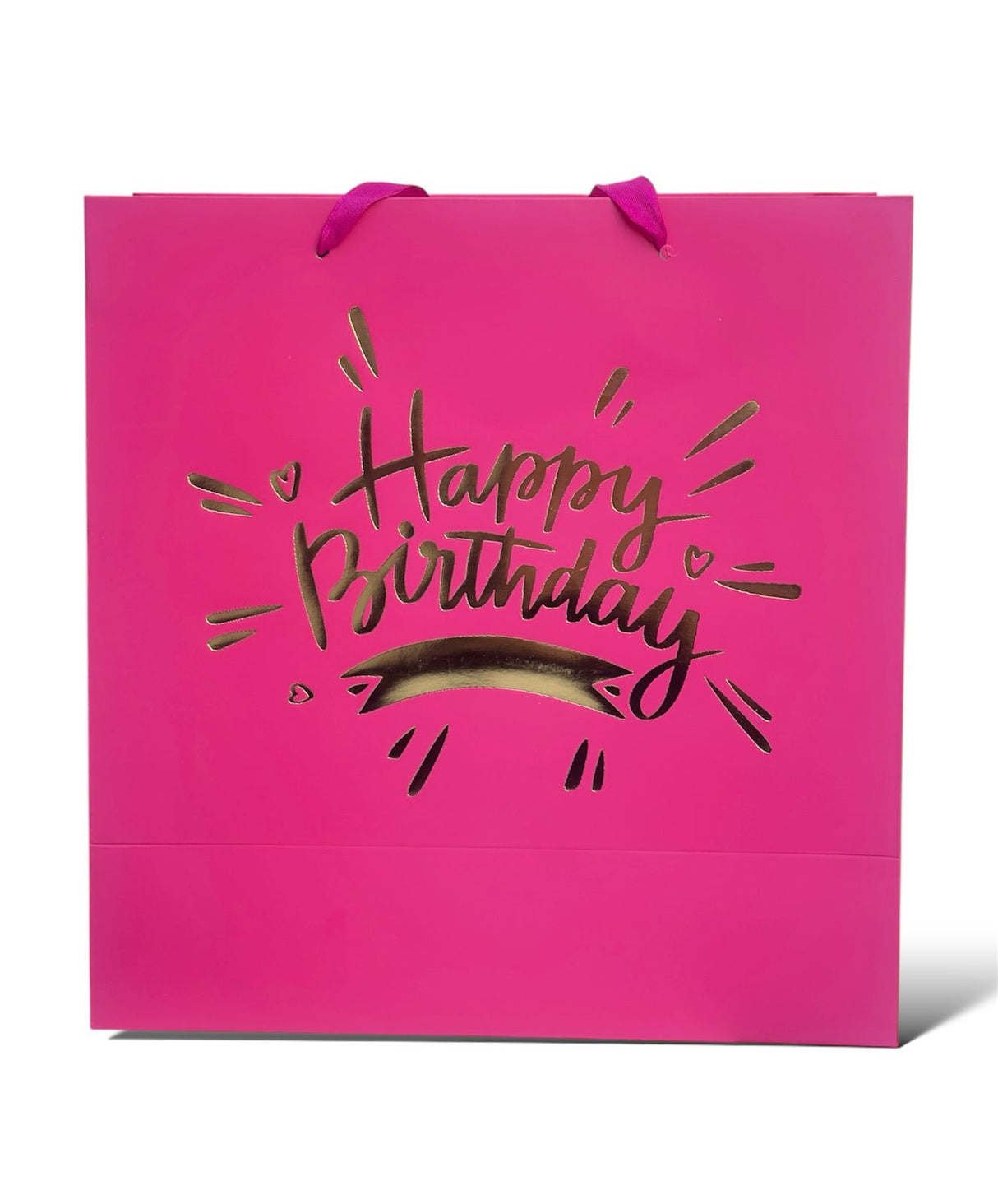 HAPPY BIRTHDAY FUCHIA GIFT BAG