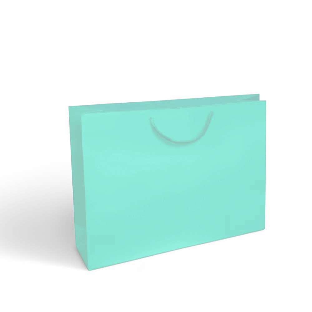 MINT GREEN WIDE GIFT BAG