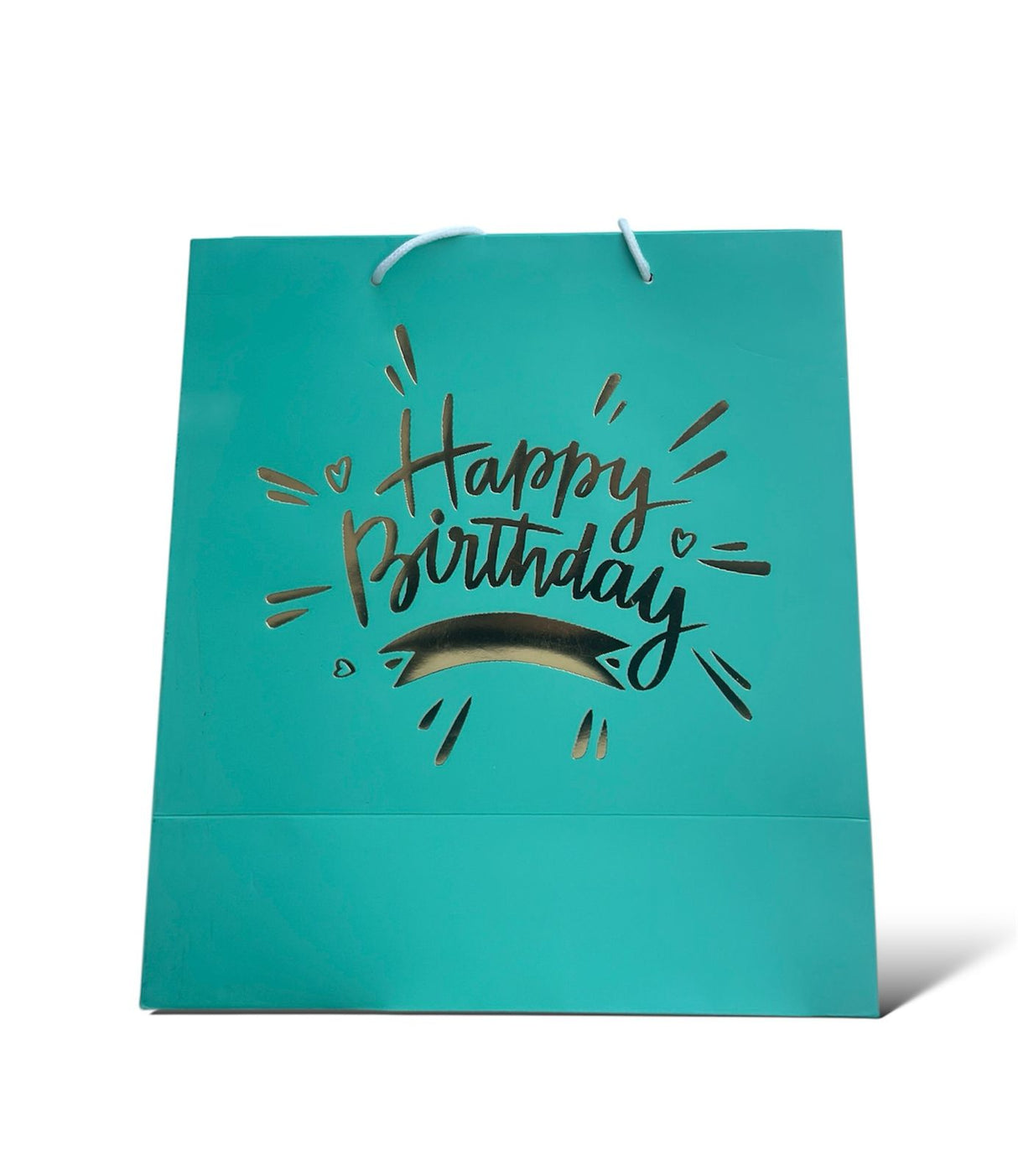 HAPPY BIRTHDAY MINT GREEN GIFT BAG