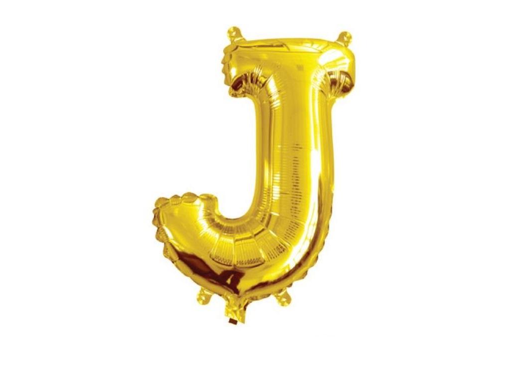 Mini Gold Foil Balloon - Letter