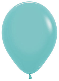 Latex Balloon Fashion Aquamarine Round