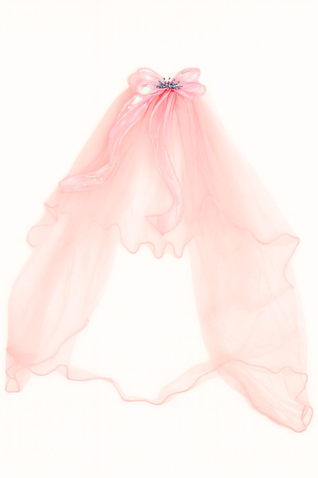 PINK PRINCESS BOW WITH TULL