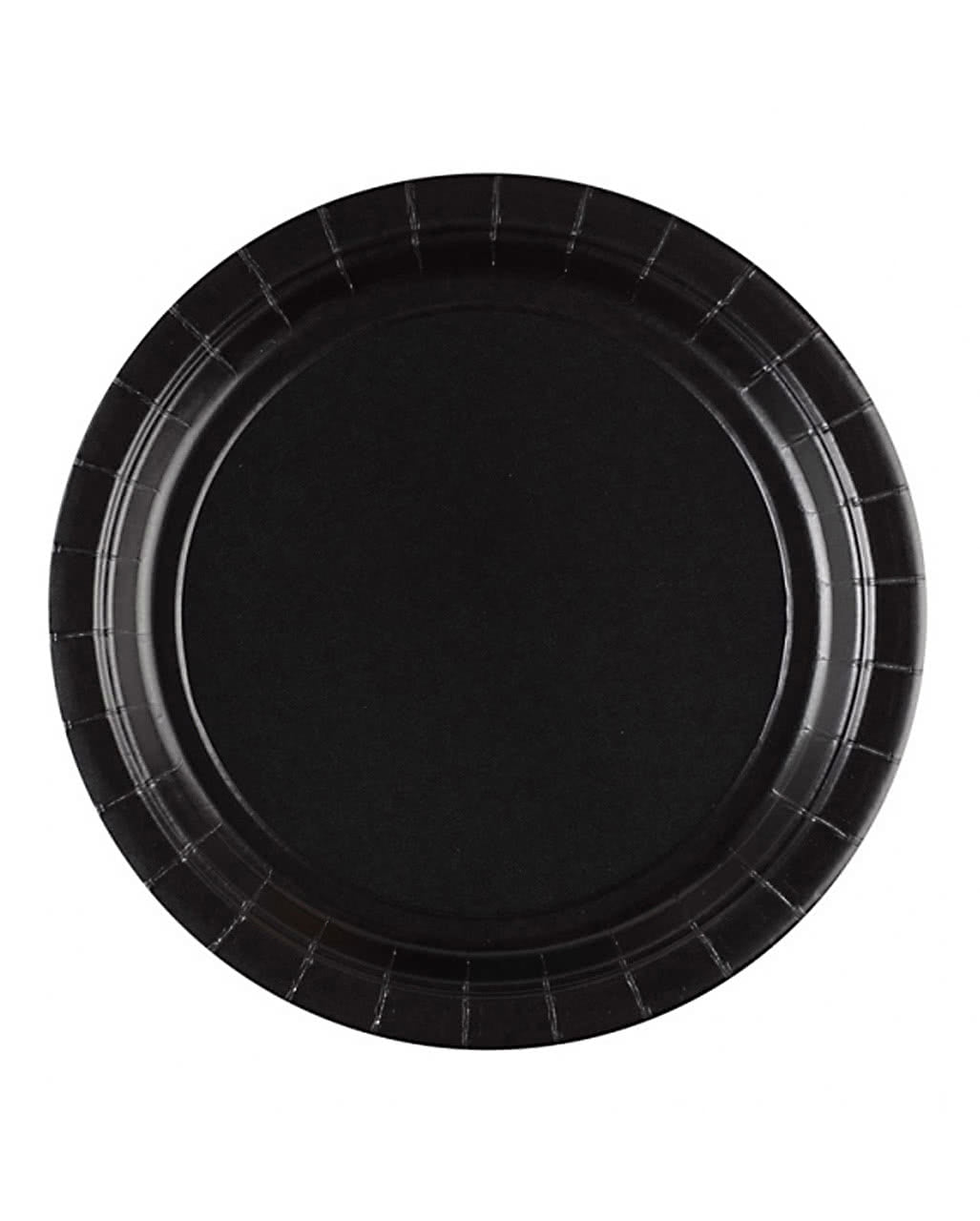 BLACK PAPER PLATE