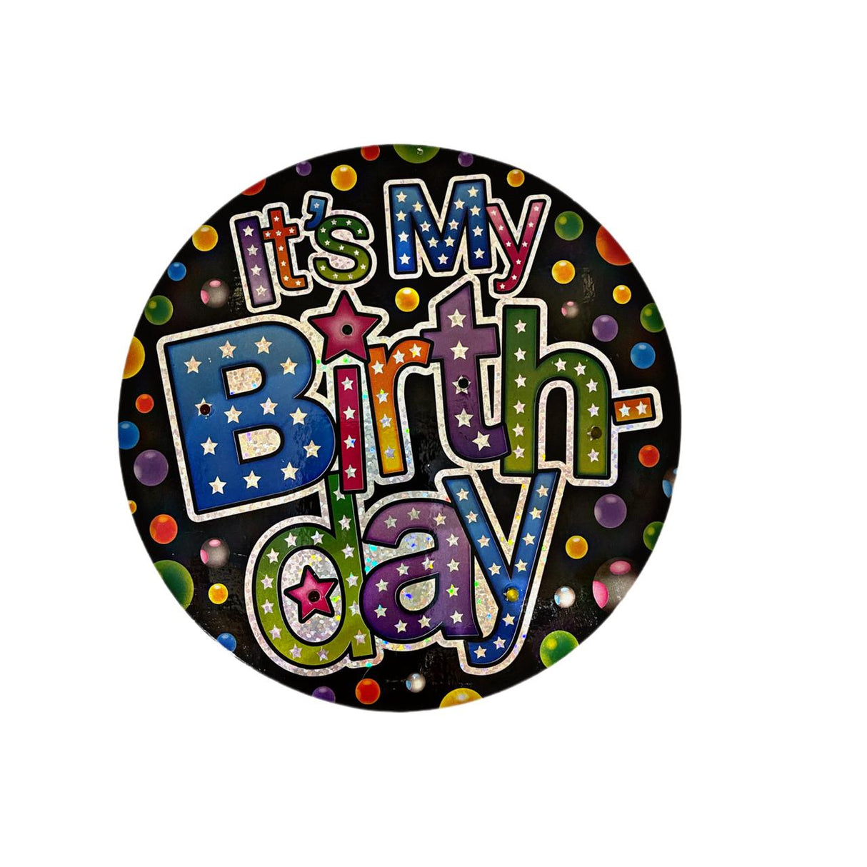 IT'S MY BIRTHDAY SPARKLE LED LIGHT BUTTON