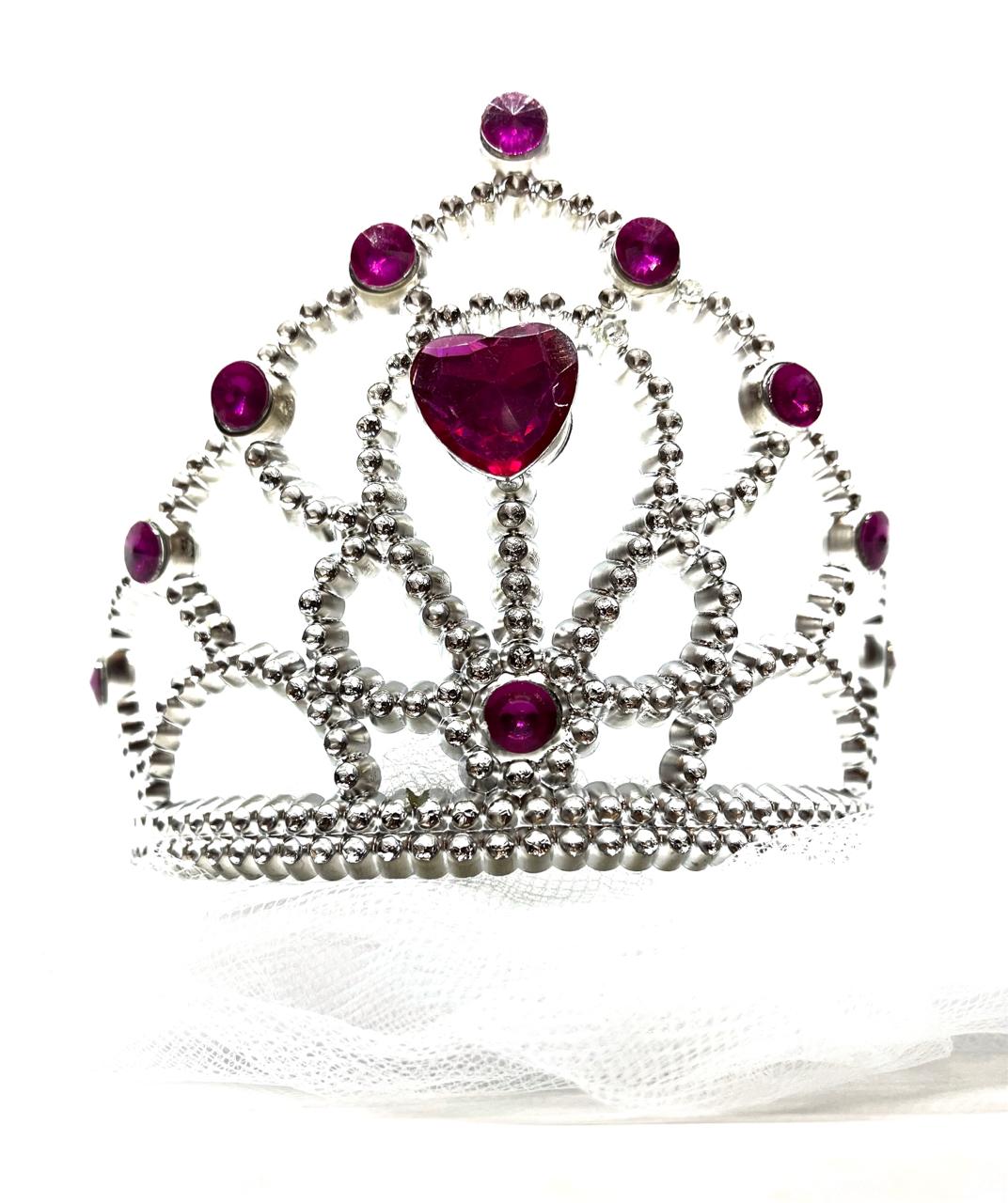 BACHELORETTE TIARA WITH VEIL