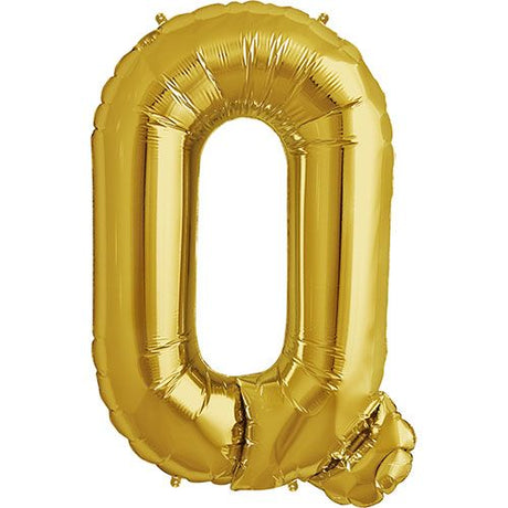 Mini Gold Foil Balloon - Letter