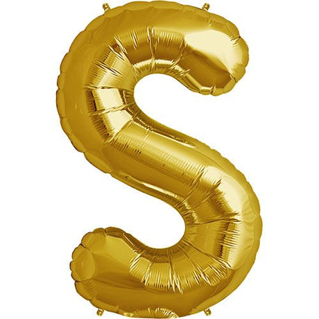 Mini Gold Foil Balloon - Letter