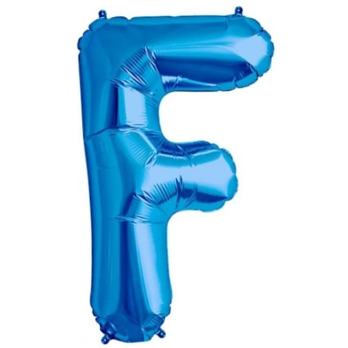 Mini Blue Foil Balloon - Letter