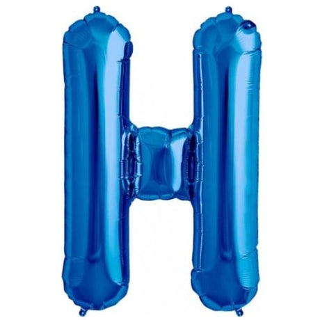 Mini Blue Foil Balloon - Letter