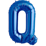 Mini Blue Foil Balloon - Letter