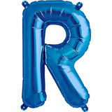 Mini Blue Foil Balloon - Letter