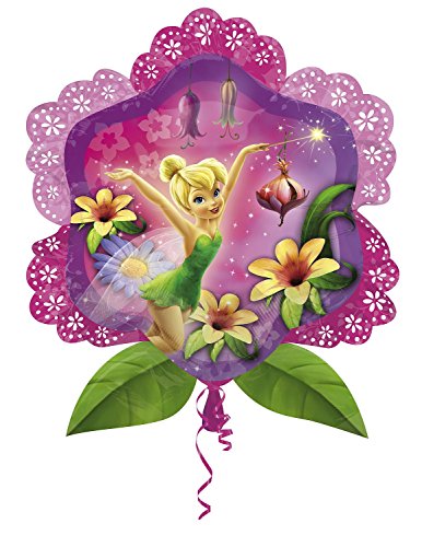 Tinkerbell Flower Foil Balloon