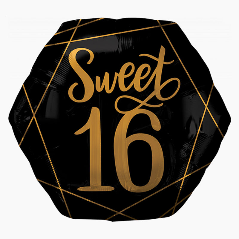 Sweet Sixteen Jumbo Shaped Foil Balloon