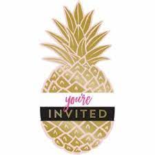 PINEAPPLE WEDDING INVITATIONS