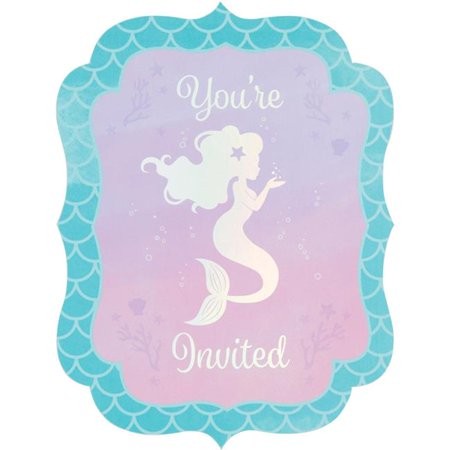 MERMAID SHINE INVITATIONS