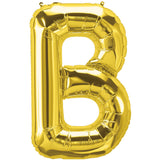 Mini Gold Foil Balloon - Letter