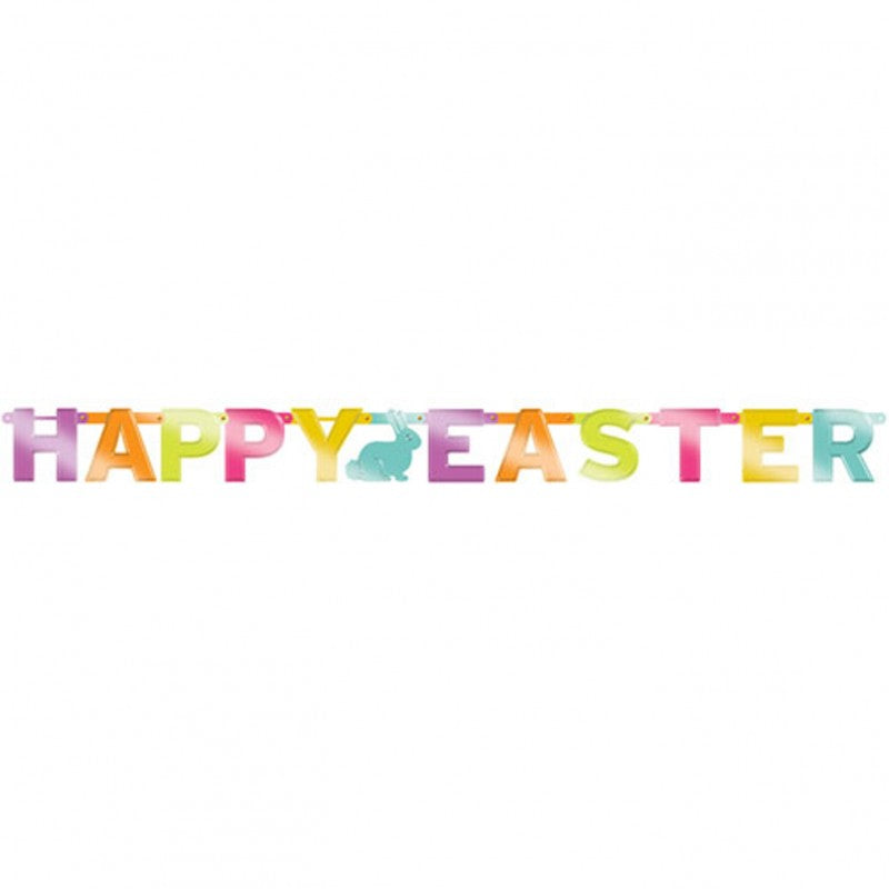 HAPPY EASTER FOIL BANNER