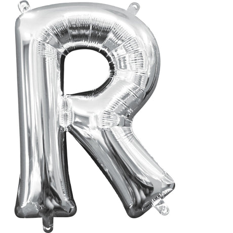 Mini Silver Foil Balloon - Letter