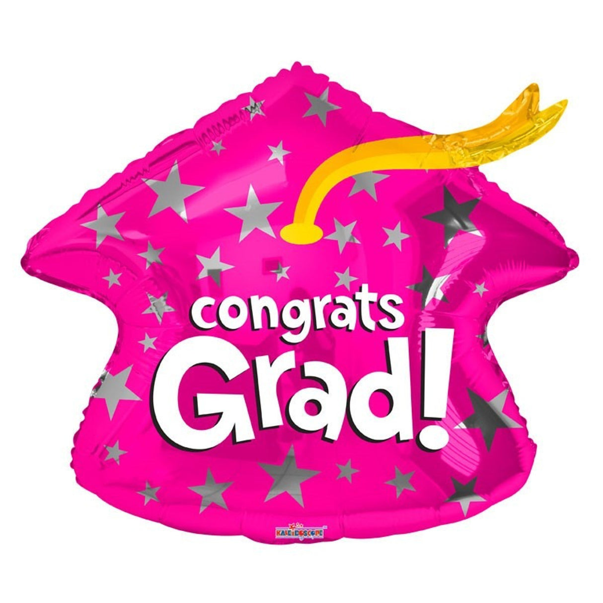 Congrats Grad Pink Cap Balloon